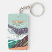 カトマイナショナルパーク一万煙ヴィンテージ キーホルダー (裏面)