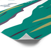 カトマイナショナルパーク一万煙ヴィンテージ ポスター (角)