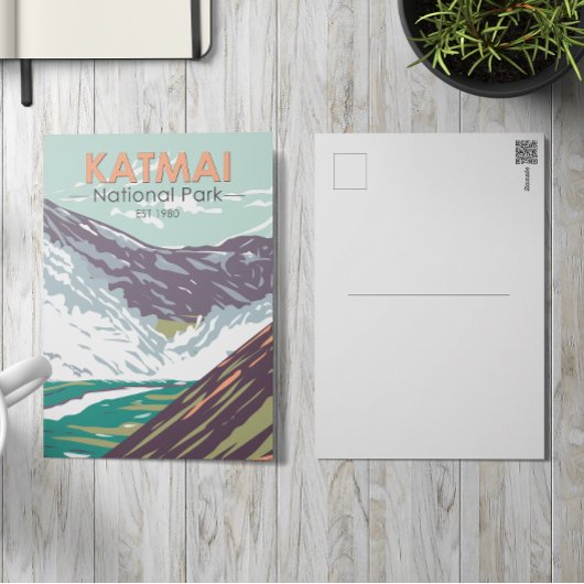 カトマイナショナルパーク一万煙ヴィンテージ ポストカード