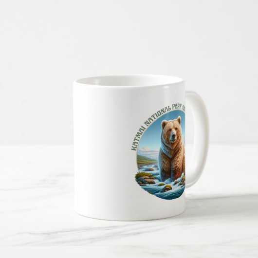 カトマイ国立公園と保護区 コーヒーマグカップ (正面右)