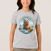 カトマイ国立公園と保護区 トライブレンドTシャツ (正面)