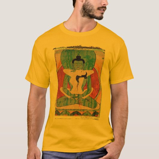 カトマンズの仏教の絵画 Tシャツ (正面)