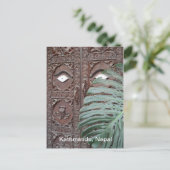 カトマンズの注意深い扉 ポストカード (スタンド正面)