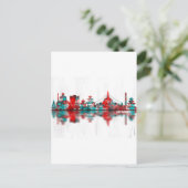 カトマンズネパールスカイライン インビテーションポストカード (スタンド正面)