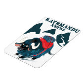 カトマンズネパール旅行ポスター マグネット (左側)