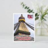 カトマンズ – Boudhanath Tuoa – ネパール –  ポストカード (スタンド正面)