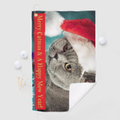 カトメリーマスとハッピーミュー年！ ゴルフタオル (インサイチュ)