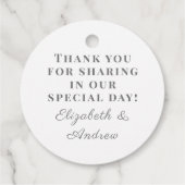 カトモノグラムのリ結婚ック フェイバータグ (裏面)