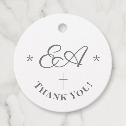 カトモノグラムのリ結婚ック フェイバータグ (正面)