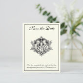 カトリエレガントックアイボリー聖家が日を救う 案内ポストカード (スタンド正面)