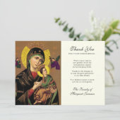 カトリエレガントックヴァージンメアリー・コンドレンスありがとう サンキューカード (スタンド正面)