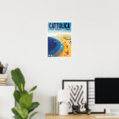 カトリカイタリアのヴィンテージ旅行ポスター ポスター (ホームオフィス)