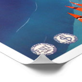 カトリカイタリアのヴィンテージ旅行ポスター ポスター (角)