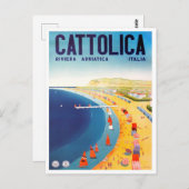 カトリカイタリアヴィンテージ旅行 ポストカード (正面/裏面)
