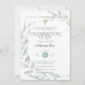 カトリックお祝い追悼式 招待状 (正面)