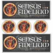 カトリックとキリストの十字架と聖三位一体の結合 シール (正面)