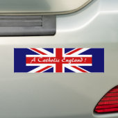 カトリックのイギリスだ! バンパーステッカー (車上)