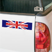 カトリックのイギリスだ! バンパーステッカー (トラック上)