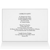 カトリックのカルメライト聖人修道女の司祭の宗教 (内部横(上))