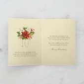 カトリックのクリスマスのミサ提供カード シーズンカード (内部)