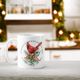 カトリックのクリスマスグリーン コーヒーマグカップ