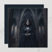 カトリックのグリーティングカードの邪悪な魔女 シーズンカード (正面/裏面)