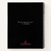 カトリックのグレゴリオ聖歌イースターハイムエレガントン ノートブック (裏面)