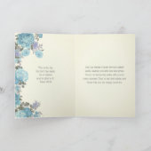 カトリックのサポートと励まし 聖母マリア 花  カード (内部)