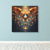 カトリックのシャンデリア キャンバスプリント (インサイチュ (ウッドフロア))