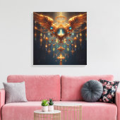 カトリックのシャンデリア キャンバスプリント (インサイチュ (リビング))