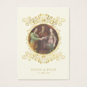 カトリックのジョセフとメアリ結婚ーの祈りの言葉カード (正面)