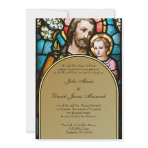 カトリックのステンドグラス聖ジョセフ結婚ズ教会