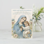 カトリックのマリアとイエスフローラスピリチュアル引用文 (スタンド正面)