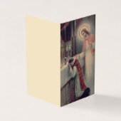 カトリックのミサ提供祈りの言葉イエスホーリーカード 名刺 (外部)