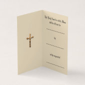 カトリックのミサ提供祈りの言葉イエスホーリーカード 名刺 (内部)