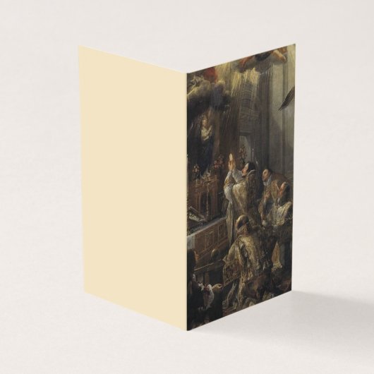 カトリックのミサ提供祈りの言葉イエスホーリーカード 名刺 (外部)