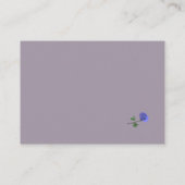 カトリックのミスティMauveと緑の応答カード エンクロージャーカード (裏面)