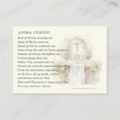 カトリックのユーカリスティック崇拝イエス祈りの言葉カード プレイスカード (裏面)