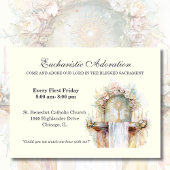 カトリックのユーカリスティック崇拝イエス祈りの言葉カード 名刺