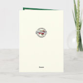 カトリックのユーチャーリスト・チャリスとポインセチア シーズンカード (裏面)