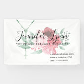 カトリックのロザリオバラ宗教フローラ 横断幕 (横)