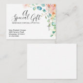 カトリックのロザリーのユーカリ宗教フローラギフト 名刺 (正面/裏面)