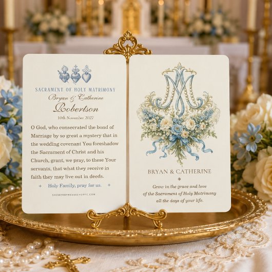 カトリックの伝統的なマリアの守護の結婚記念品 名刺