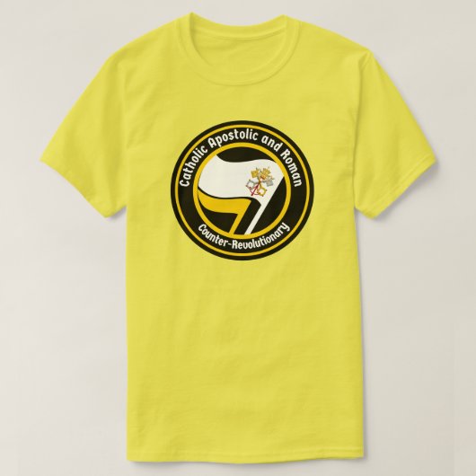 カトリックの使徒とローマ Tシャツ (デザイン正面)