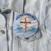 カトリックの信仰を投票する 缶バッジ (インサイチュ)