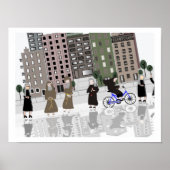 カトリックの修道女と修道士レトロアートポスター ポスター (正面)