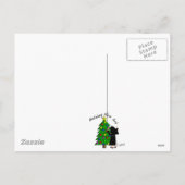 カトリックの修道女の芸術クリスマスカード&ギフト シーズンポストカード (裏面)