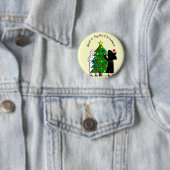 カトリックの修道女の芸術クリスマスカード&ギフト 缶バッジ (インサイチュ)