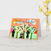 カトリックの修道女ゴールデンジュビリーギフト カード (黄色い花)