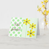 カトリックの修道女ゴールデン50thジュビリーカード&ギフト カード (黄色い花)